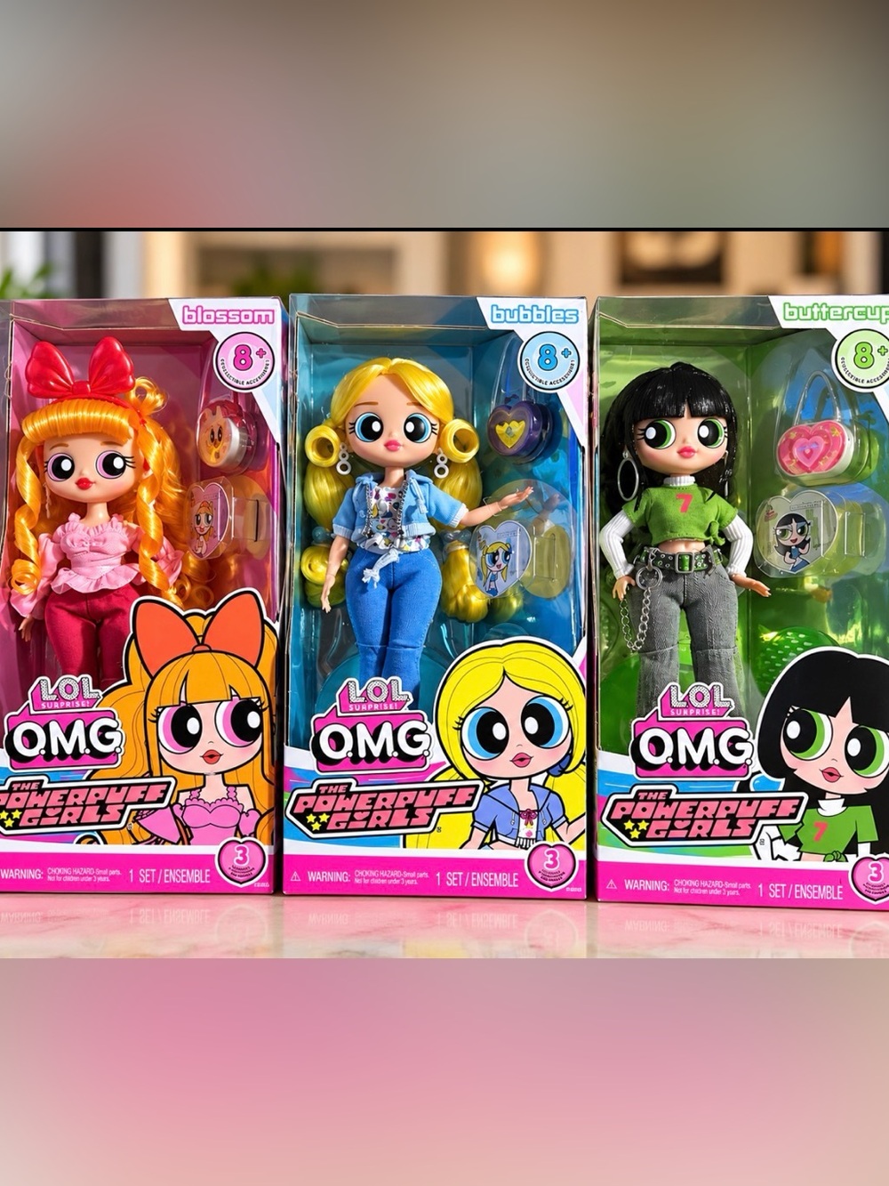 L.O.L. Surprise! O.M.G. × The Powerpuff Girls – Complete Set of 3